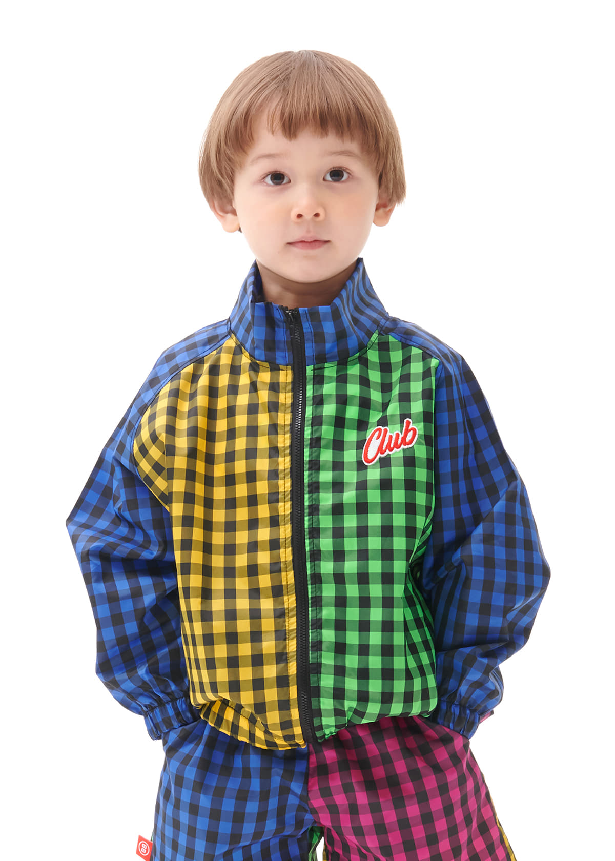 4COLOR CHECK ZIP-UP